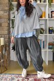Basso Box Knit Light Grey Marl